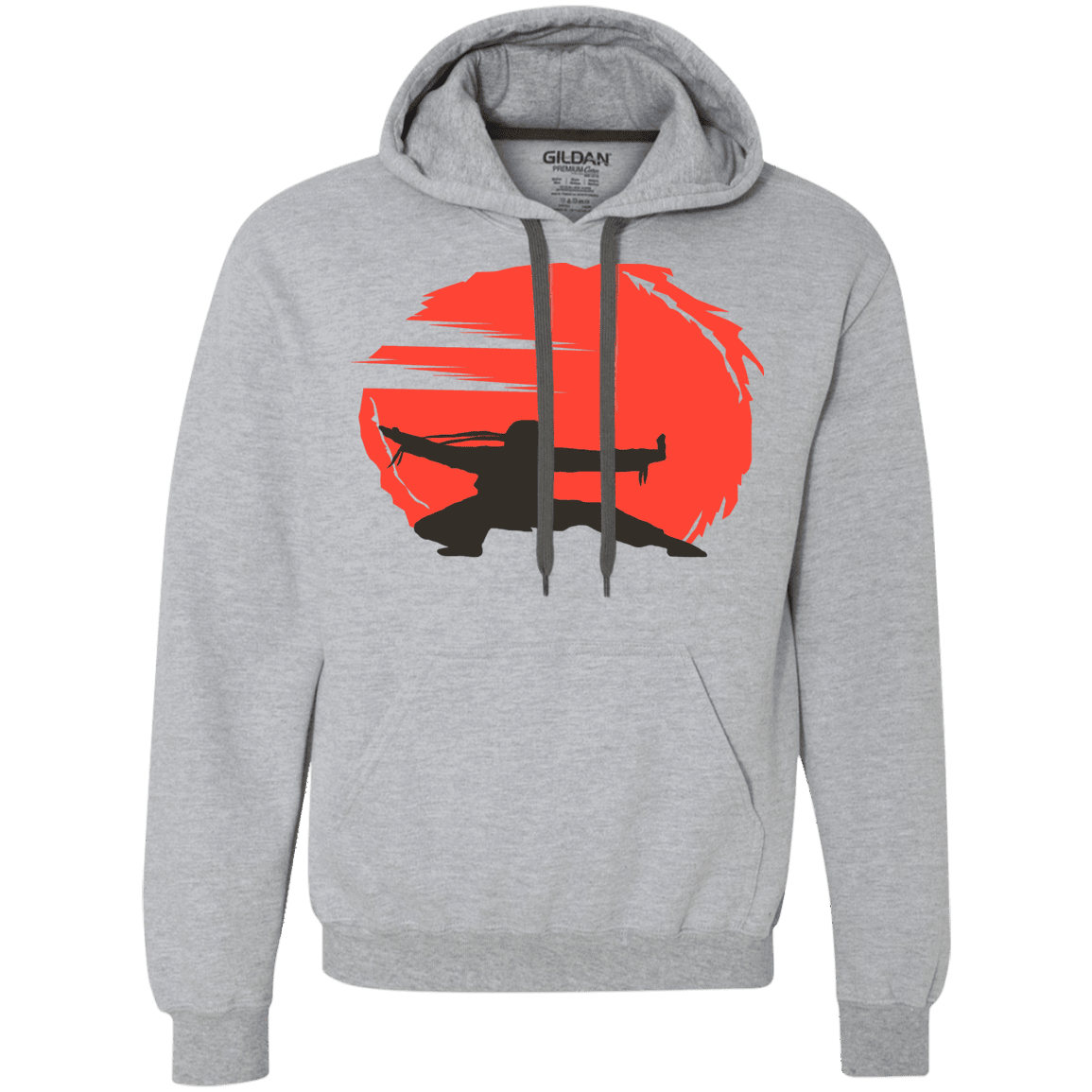 Sweatshirts Sport Grey / S Karate Premium Fleece Hoodie