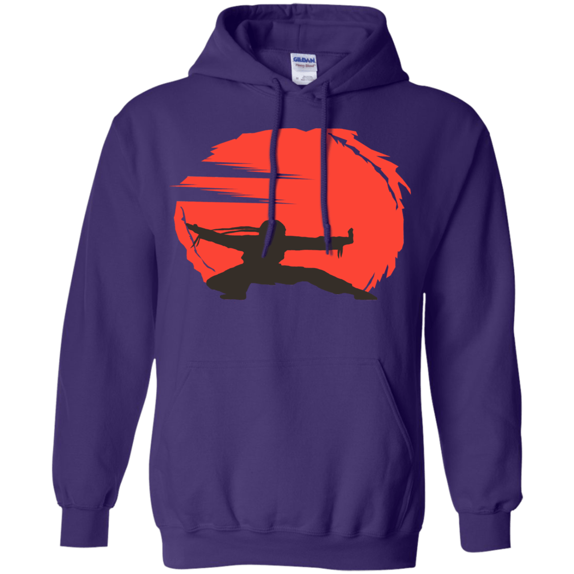 Sweatshirts Purple / S Karate Pullover Hoodie