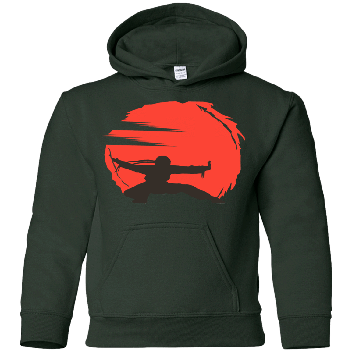 Sweatshirts Forest Green / YS Karate Youth Hoodie