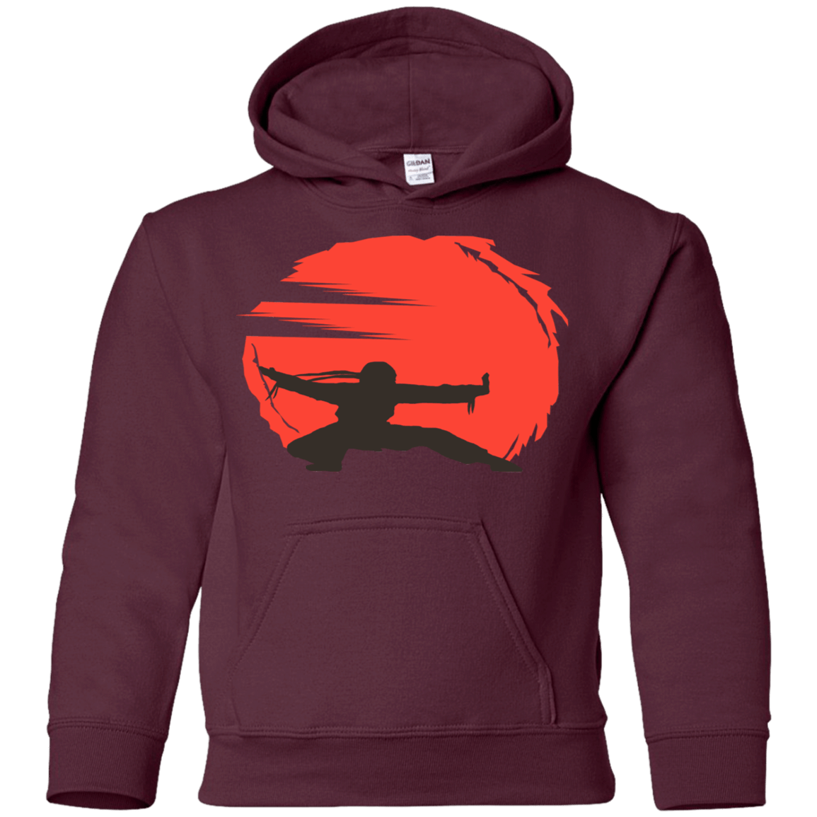 Sweatshirts Maroon / YS Karate Youth Hoodie