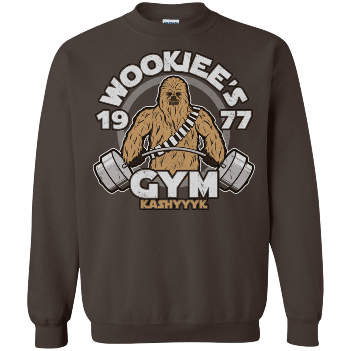 Sweatshirts Dark Chocolate / Small Kashyyyk Gym Crewneck Sweatshirt