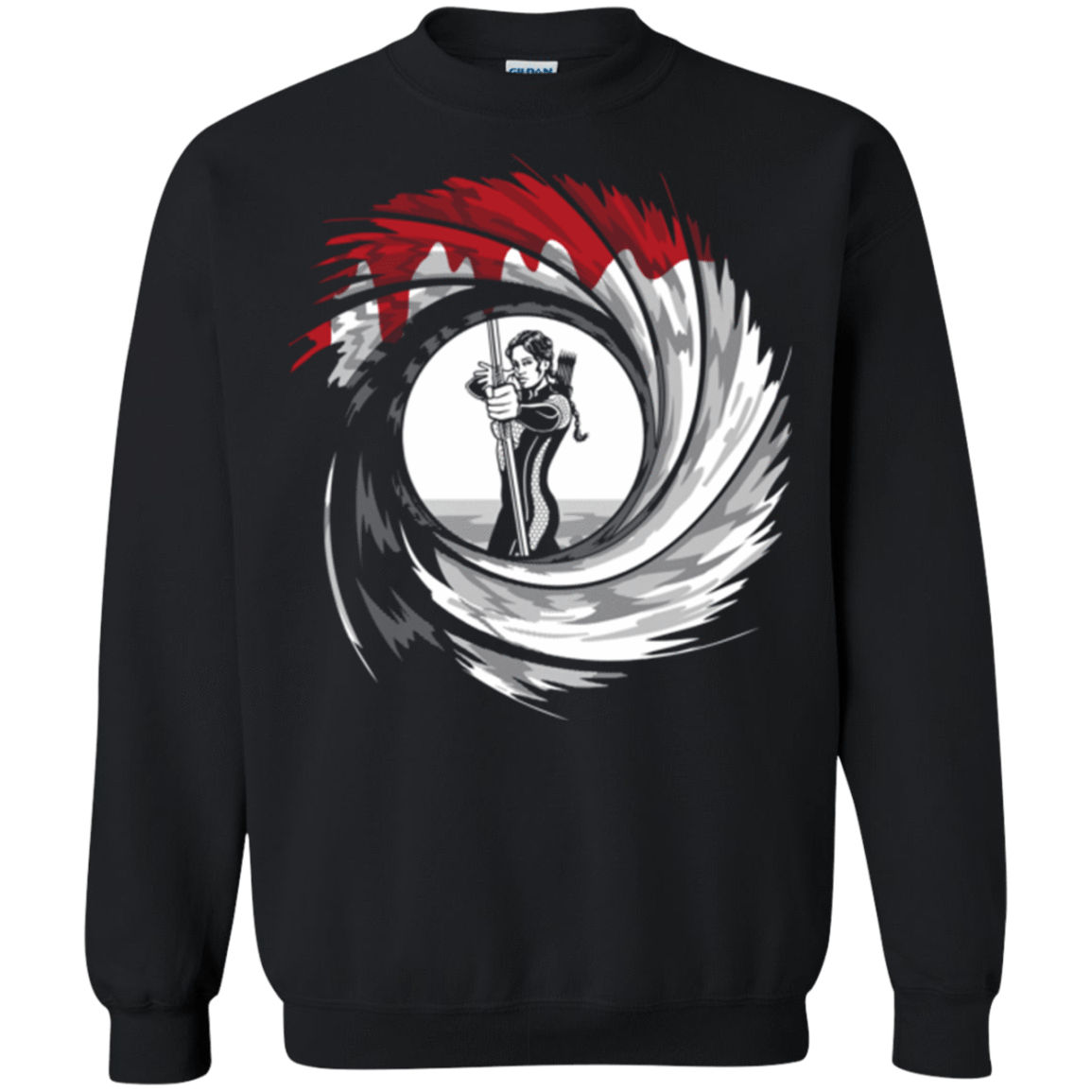 Sweatshirts Black / Small Kat Shot Crewneck Sweatshirt