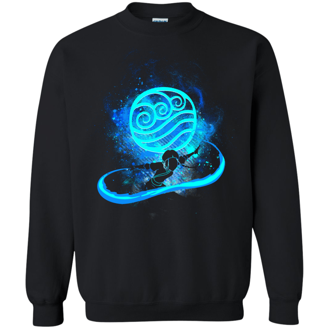 Sweatshirts Black / Small Katara Art Crewneck Sweatshirt