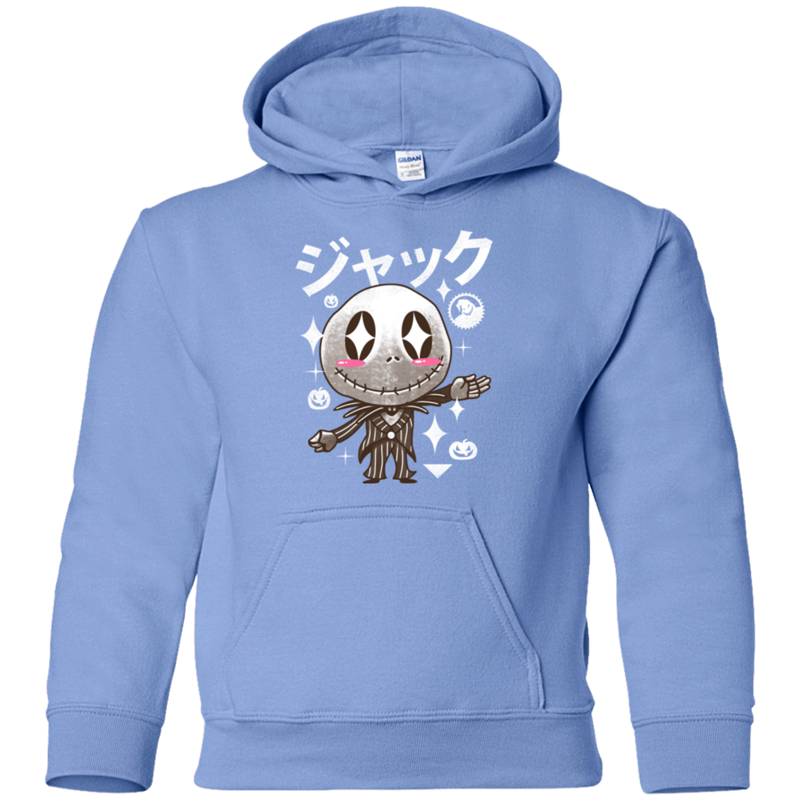 Sweatshirts Carolina Blue / YS Kawaii Before Christmas Youth Hoodie