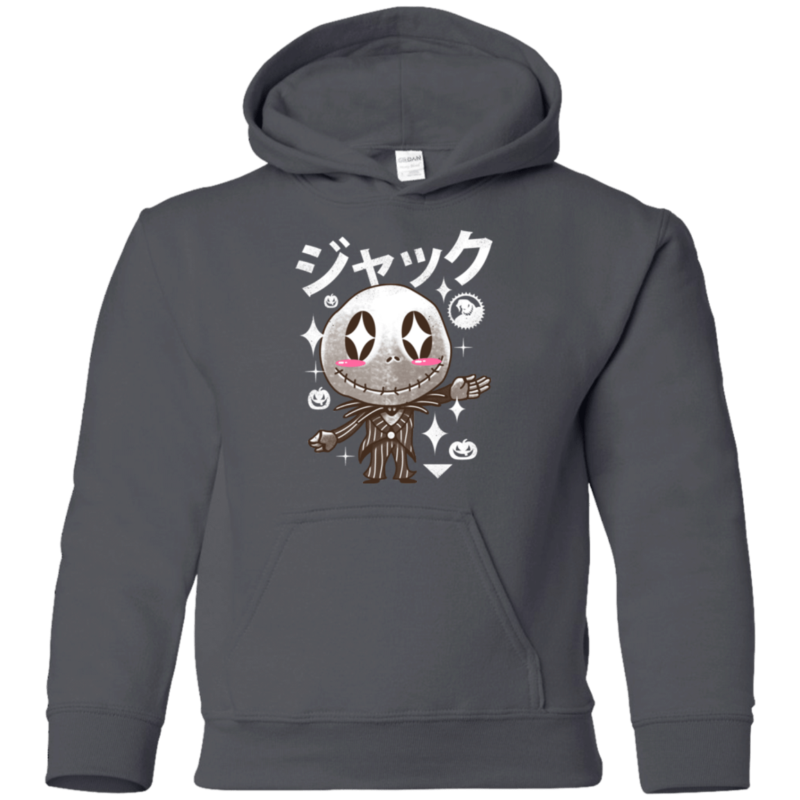 Sweatshirts Charcoal / YS Kawaii Before Christmas Youth Hoodie