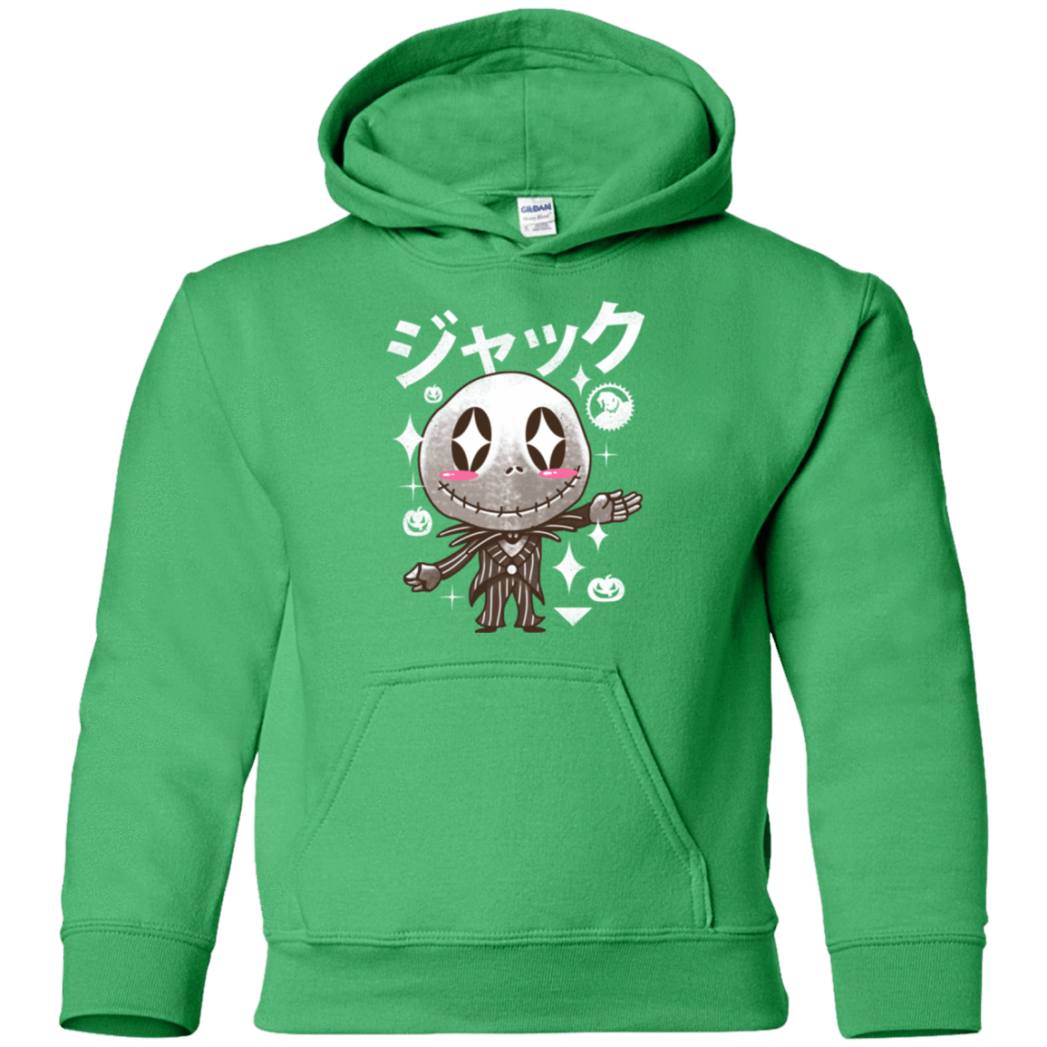 Sweatshirts Irish Green / YS Kawaii Before Christmas Youth Hoodie