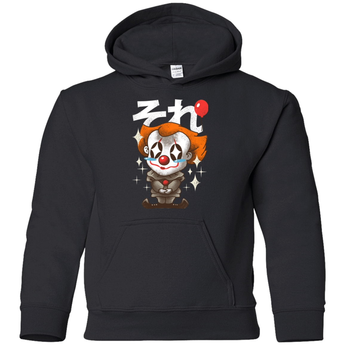 Sweatshirts Black / YS Kawaii Clown Youth Hoodie