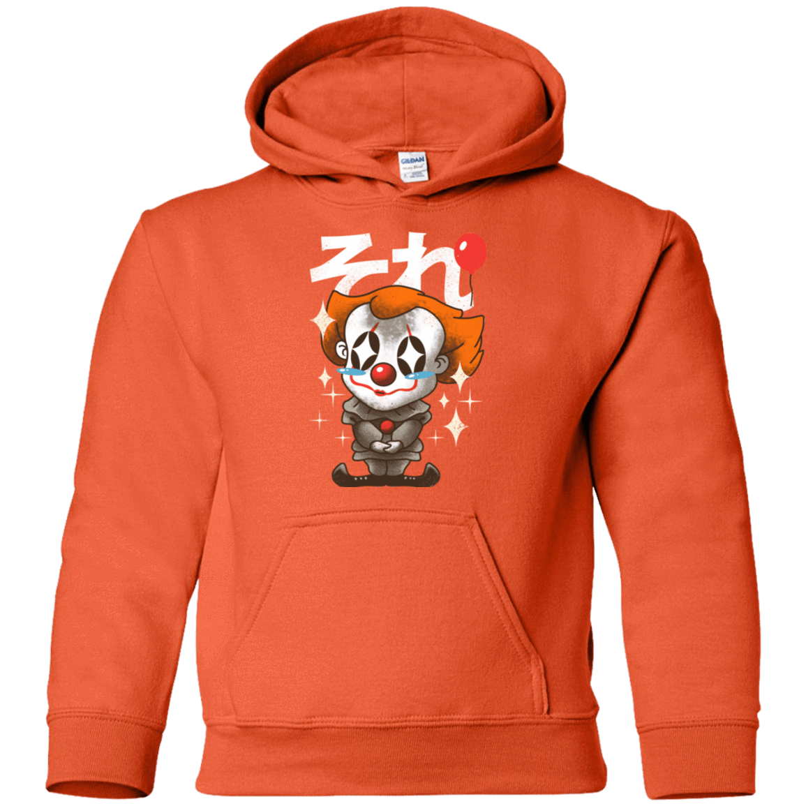 Sweatshirts Orange / YS Kawaii Clown Youth Hoodie