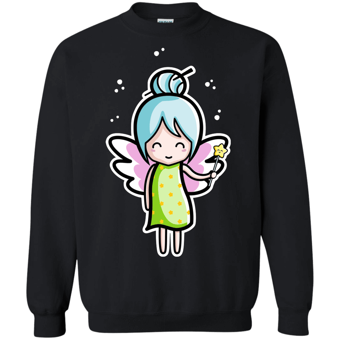 Sweatshirts Black / S Kawaii Cute Fairy Crewneck Sweatshirt
