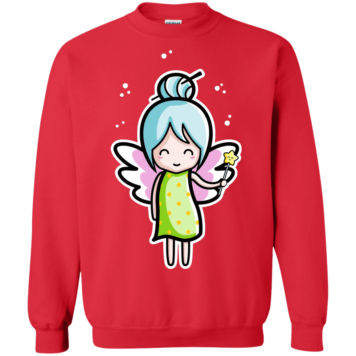 Sweatshirts Red / S Kawaii Cute Fairy Crewneck Sweatshirt