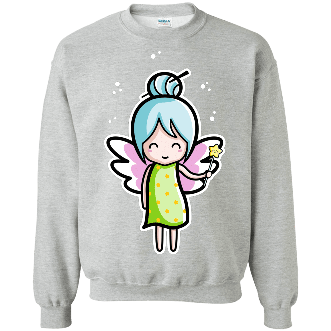 Sweatshirts Sport Grey / S Kawaii Cute Fairy Crewneck Sweatshirt