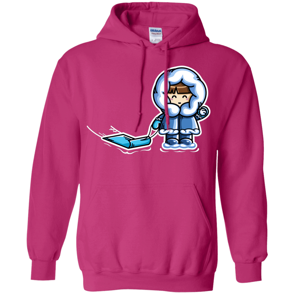 Sweatshirts Heliconia / S Kawaii Cute Fun In The Snow Pullover Hoodie