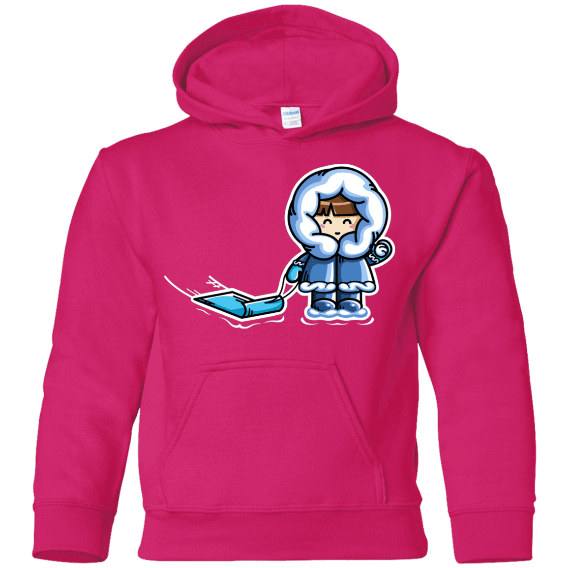 Sweatshirts Heliconia / YS Kawaii Cute Fun In The Snow Youth Hoodie