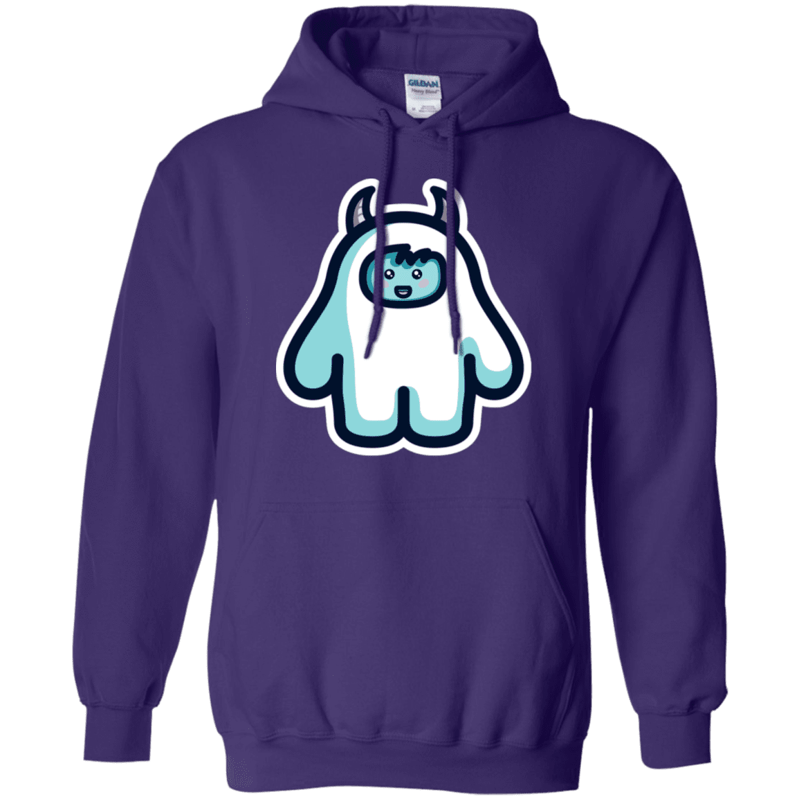 Sweatshirts Purple / S Kawaii Cute Yeti Pullover Hoodie