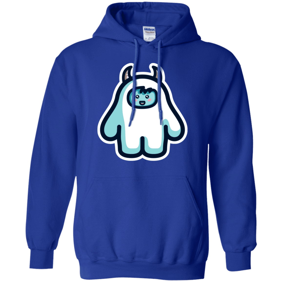 Sweatshirts Royal / S Kawaii Cute Yeti Pullover Hoodie