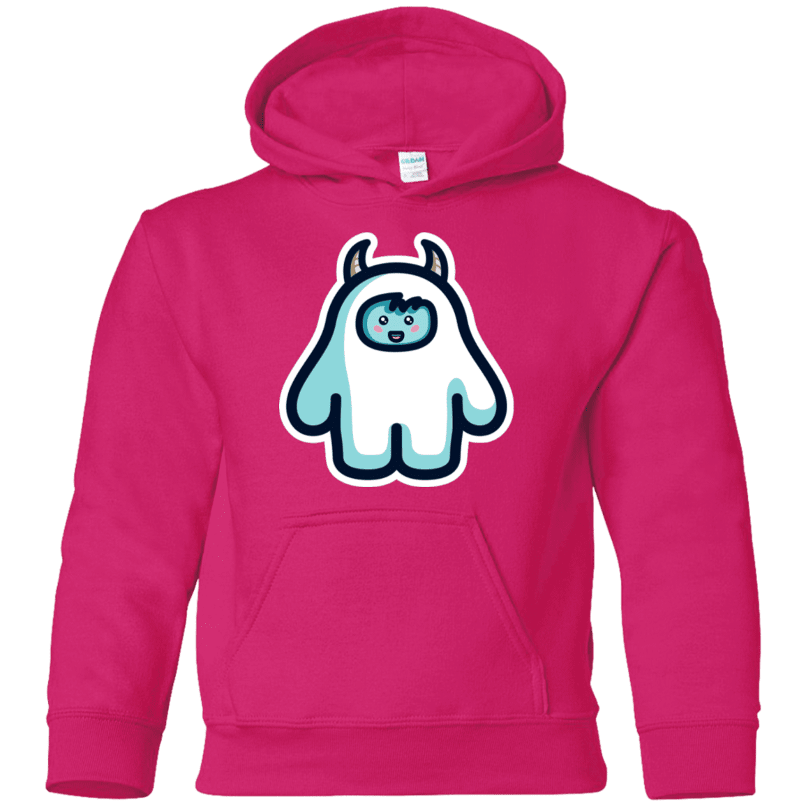 Sweatshirts Heliconia / YS Kawaii Cute Yeti Youth Hoodie