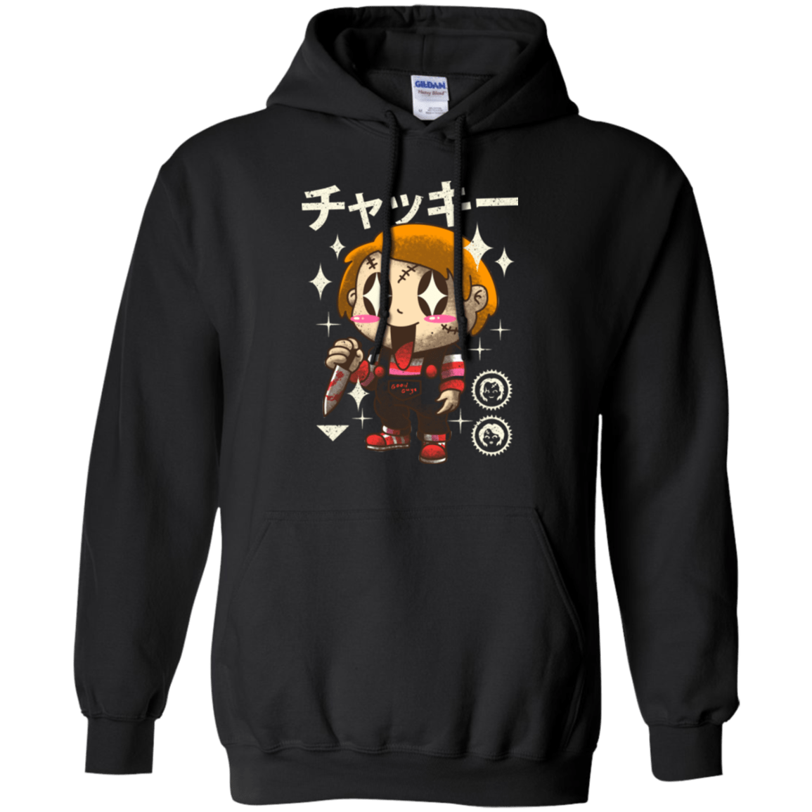 Sweatshirts Black / Small Kawaii Doll Pullover Hoodie