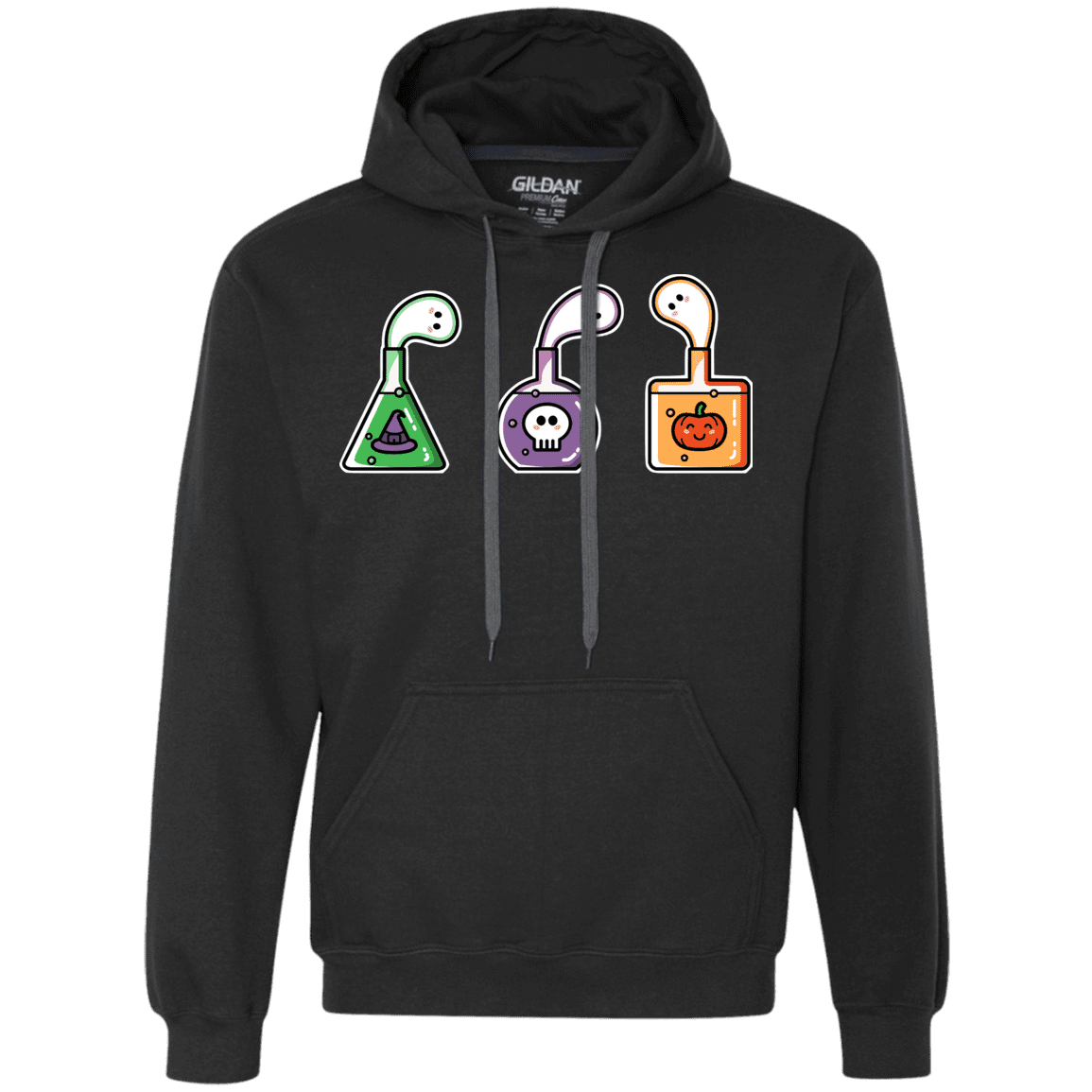 Sweatshirts Black / S Kawaii Halloween Potions Premium Fleece Hoodie