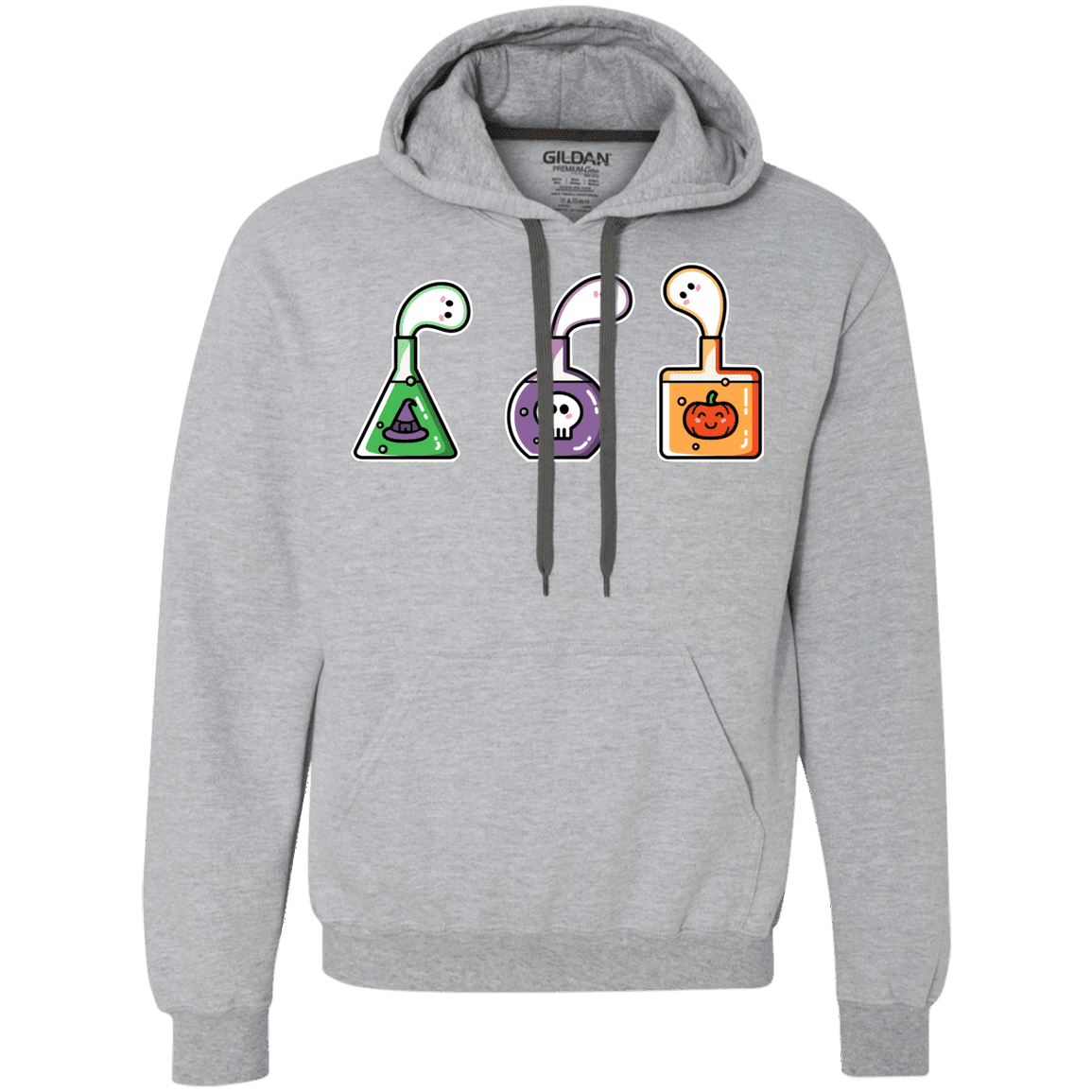 Sweatshirts Sport Grey / S Kawaii Halloween Potions Premium Fleece Hoodie