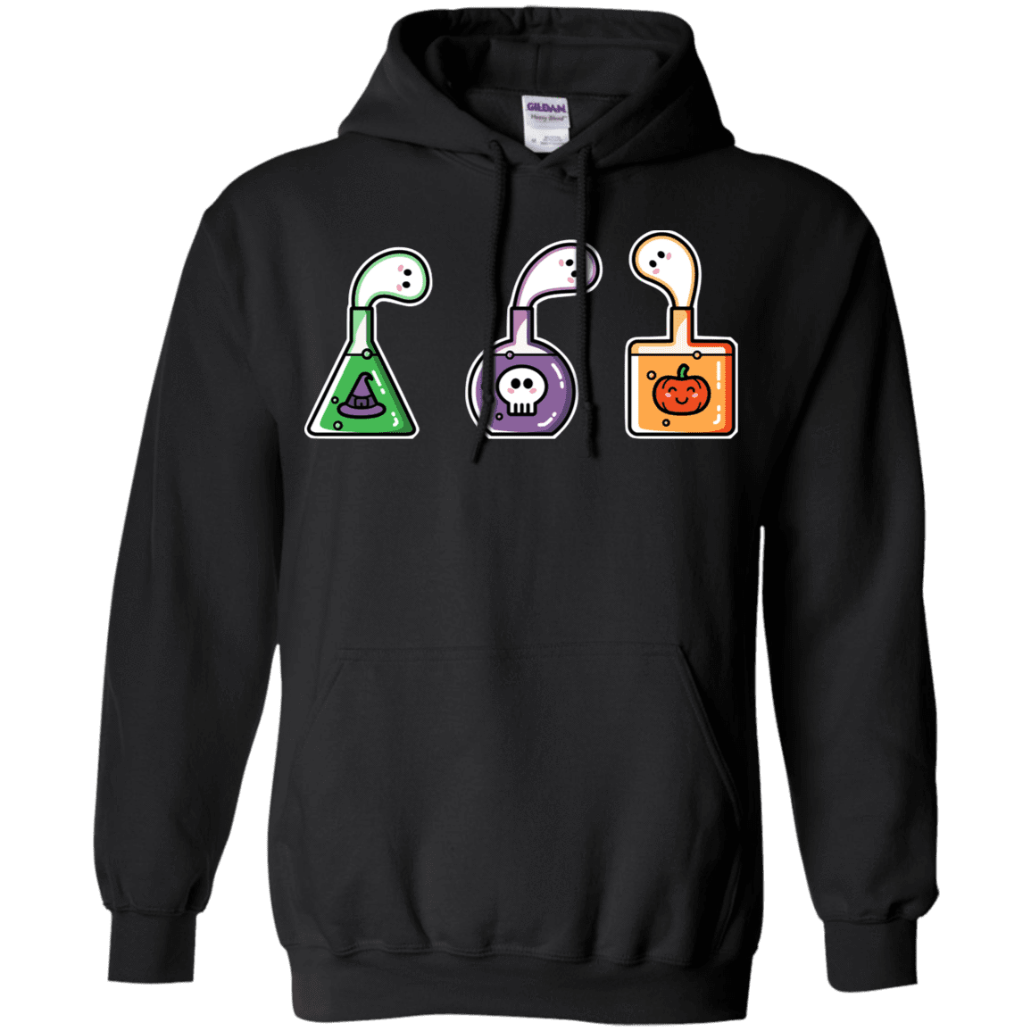 Sweatshirts Black / S Kawaii Halloween Potions Pullover Hoodie