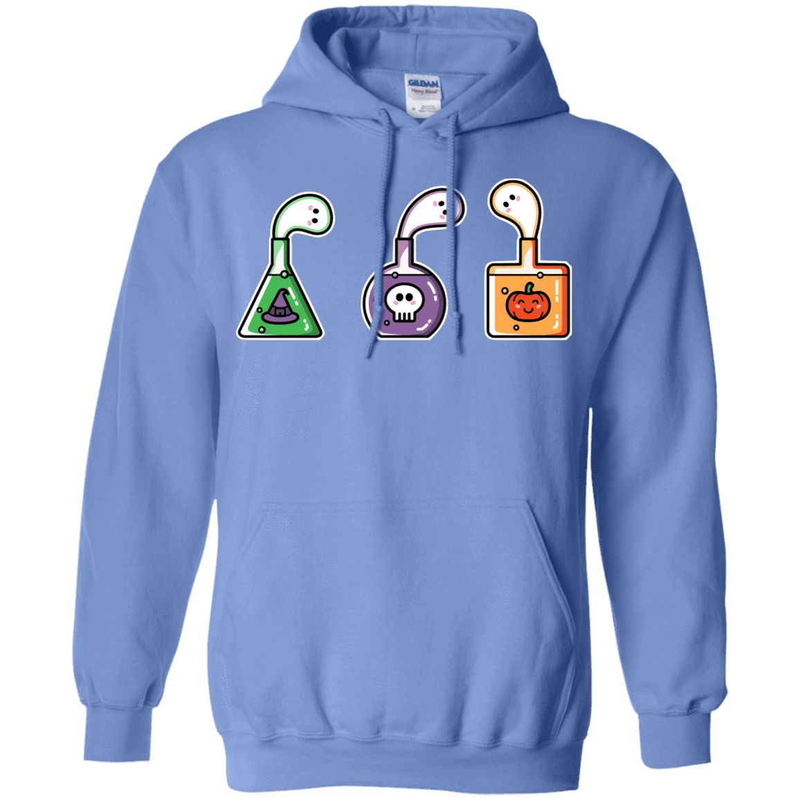Sweatshirts Carolina Blue / S Kawaii Halloween Potions Pullover Hoodie