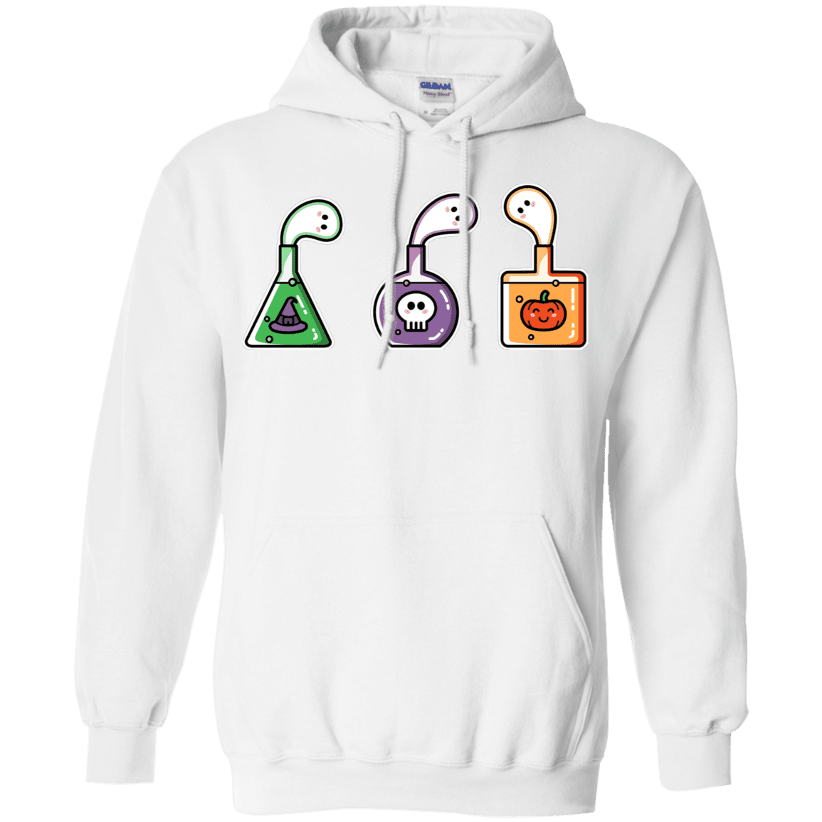 Sweatshirts White / S Kawaii Halloween Potions Pullover Hoodie