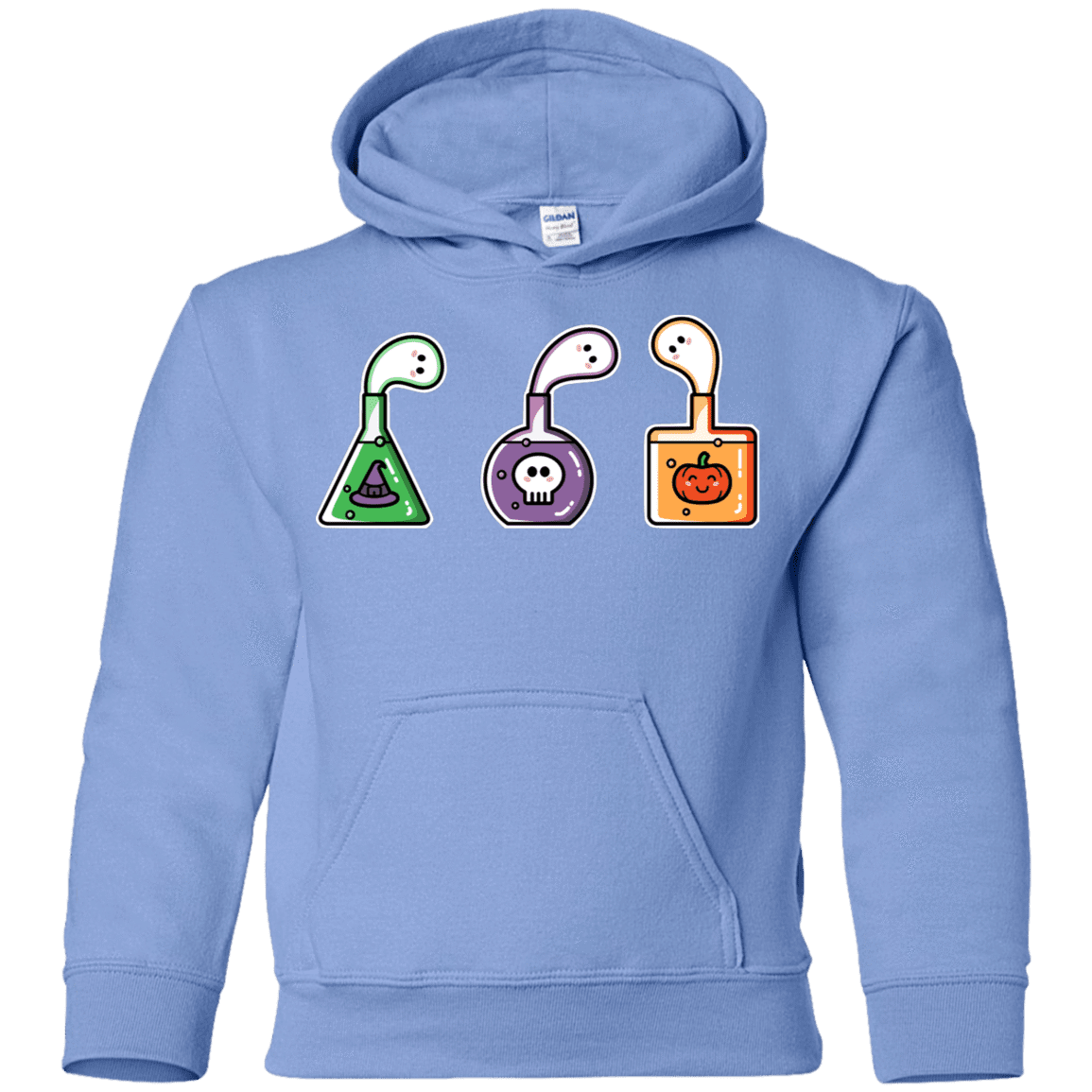 Sweatshirts Carolina Blue / YS Kawaii Halloween Potions Youth Hoodie