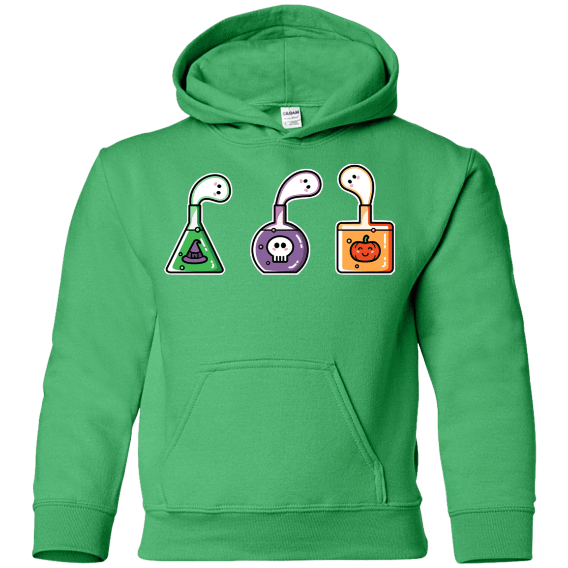 Sweatshirts Irish Green / YS Kawaii Halloween Potions Youth Hoodie