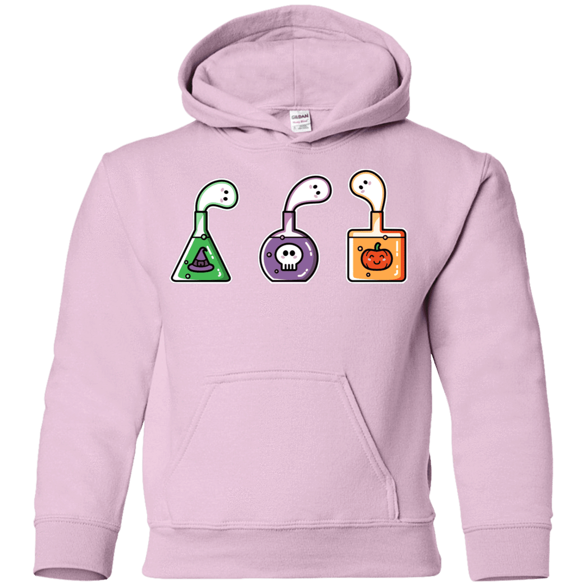 Sweatshirts Light Pink / YS Kawaii Halloween Potions Youth Hoodie