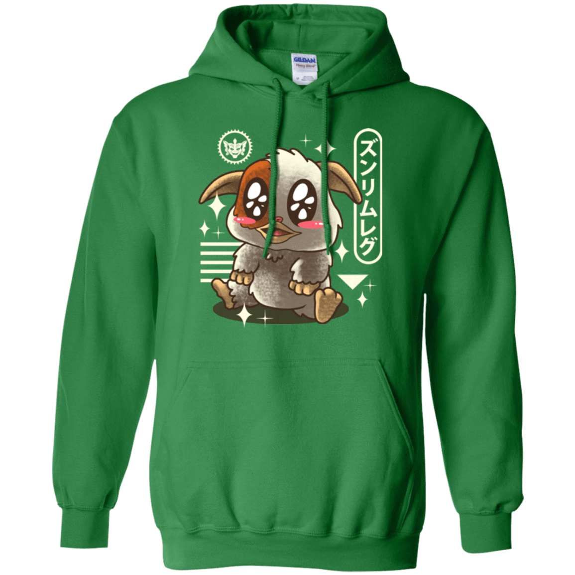 Sweatshirts Irish Green / Small Kawaii Mogwai Pullover Hoodie