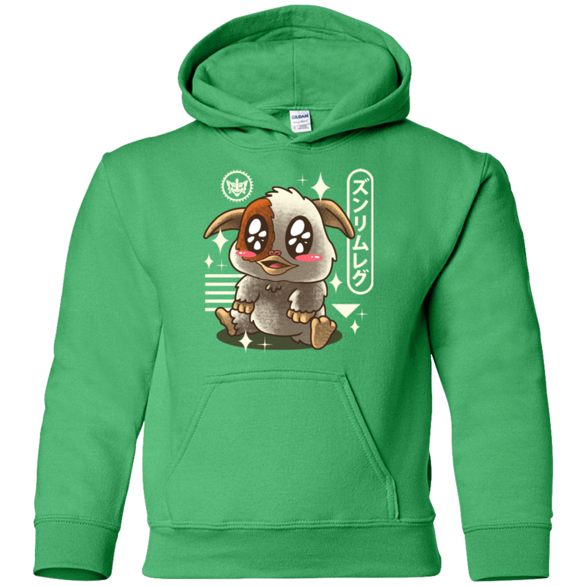 Sweatshirts Irish Green / YS Kawaii Mogwai Youth Hoodie