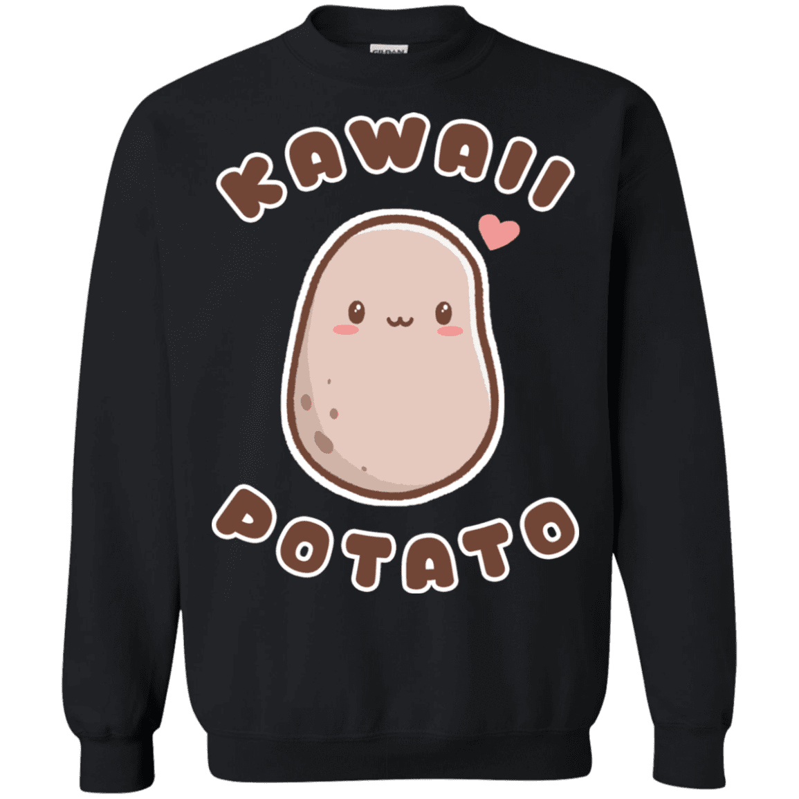 Sweatshirts Black / S Kawaii Potato Crewneck Sweatshirt