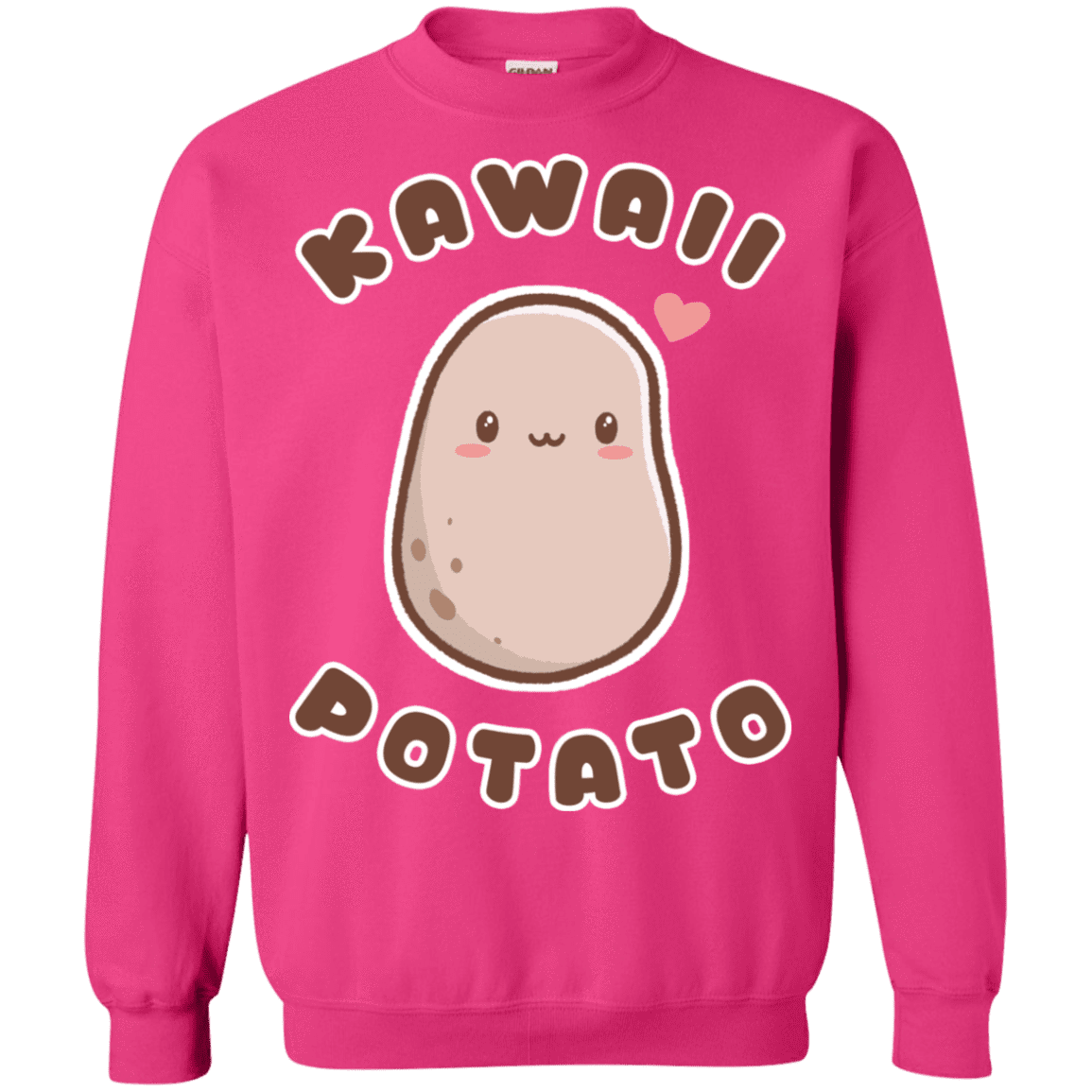 Sweatshirts Heliconia / S Kawaii Potato Crewneck Sweatshirt
