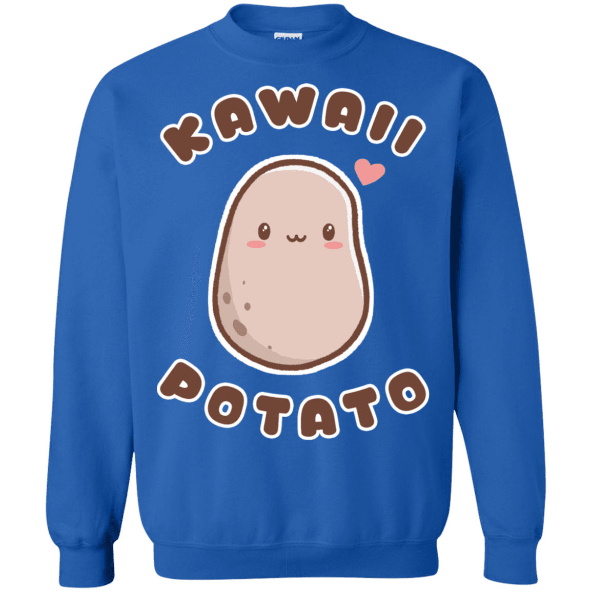 Sweatshirts Royal / S Kawaii Potato Crewneck Sweatshirt