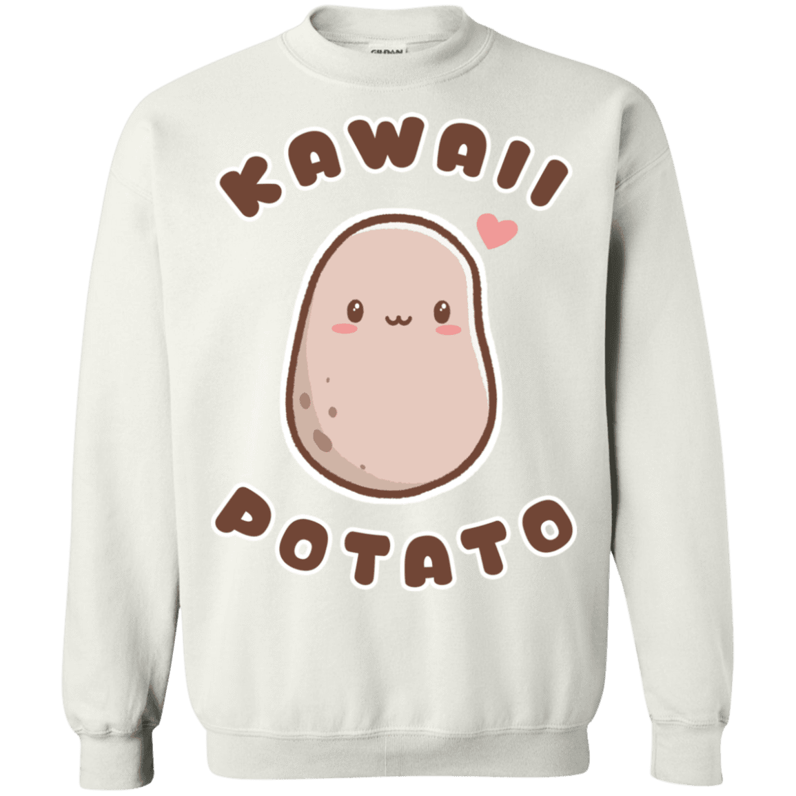 Sweatshirts White / S Kawaii Potato Crewneck Sweatshirt