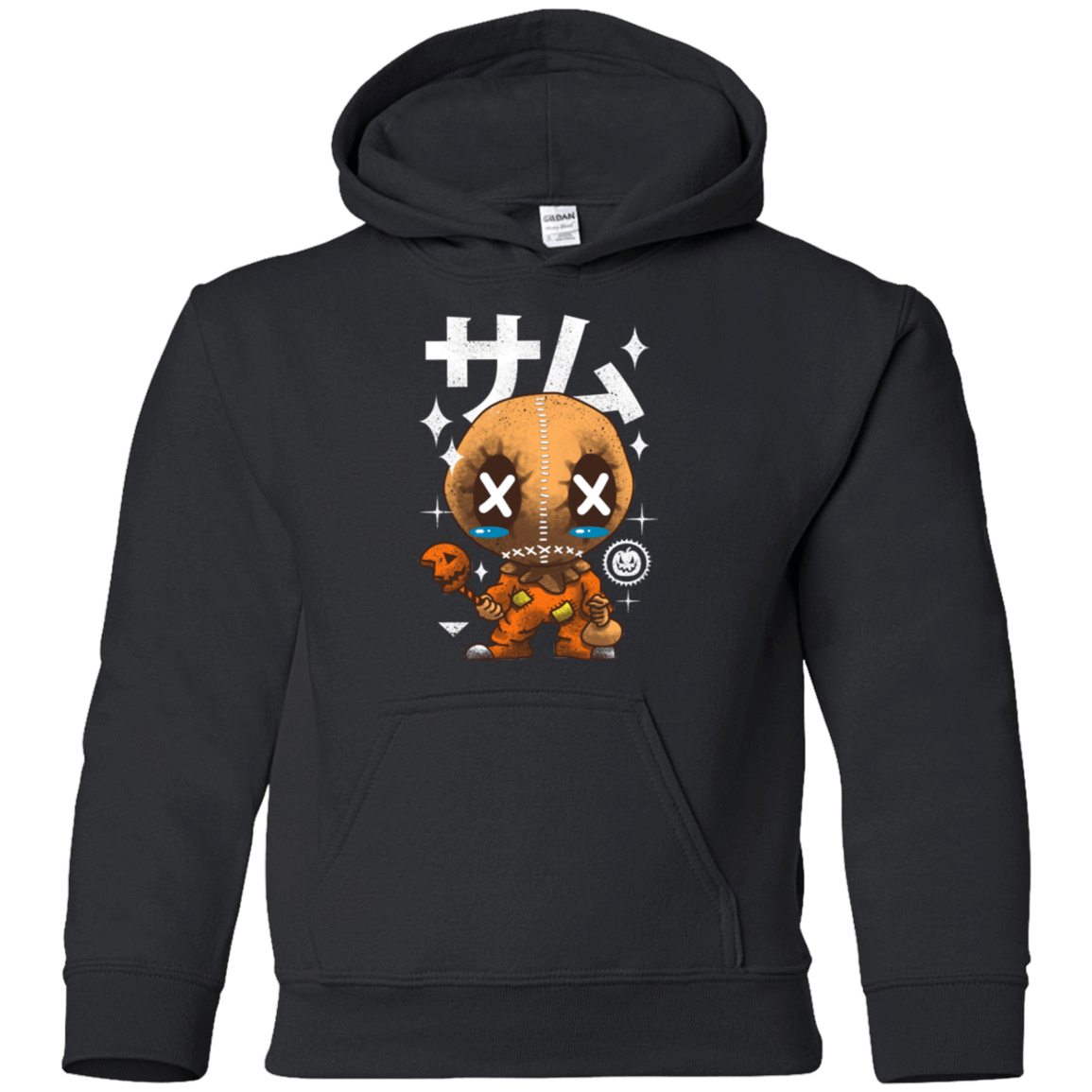 Sweatshirts Black / YS Kawaii Pumpkin Youth Hoodie