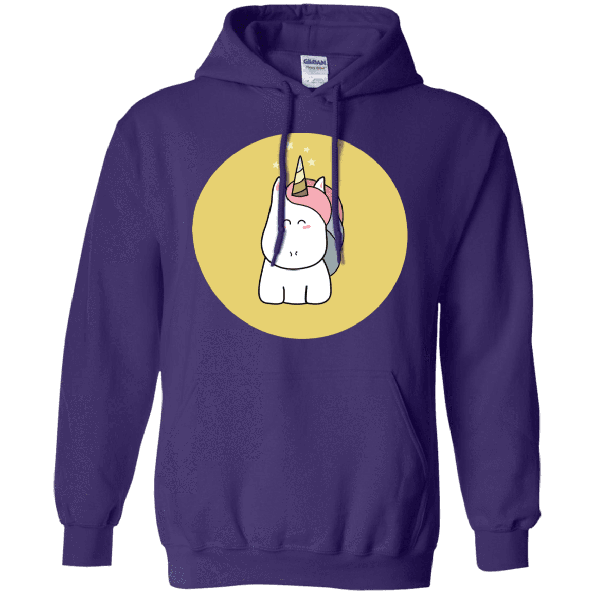 Sweatshirts Purple / S Kawaii Unicorn Pullover Hoodie