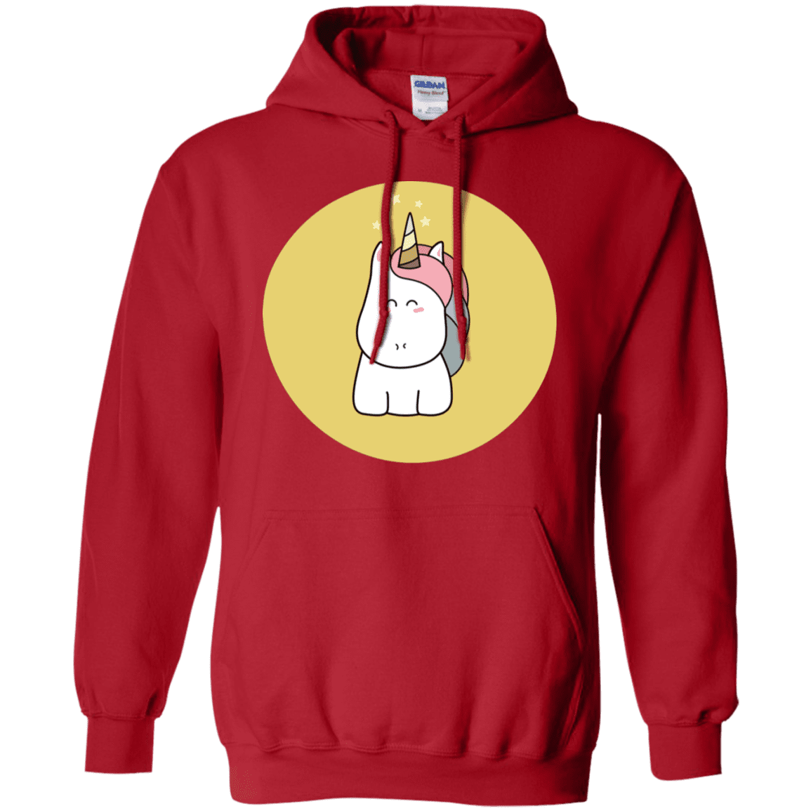 Sweatshirts Red / S Kawaii Unicorn Pullover Hoodie