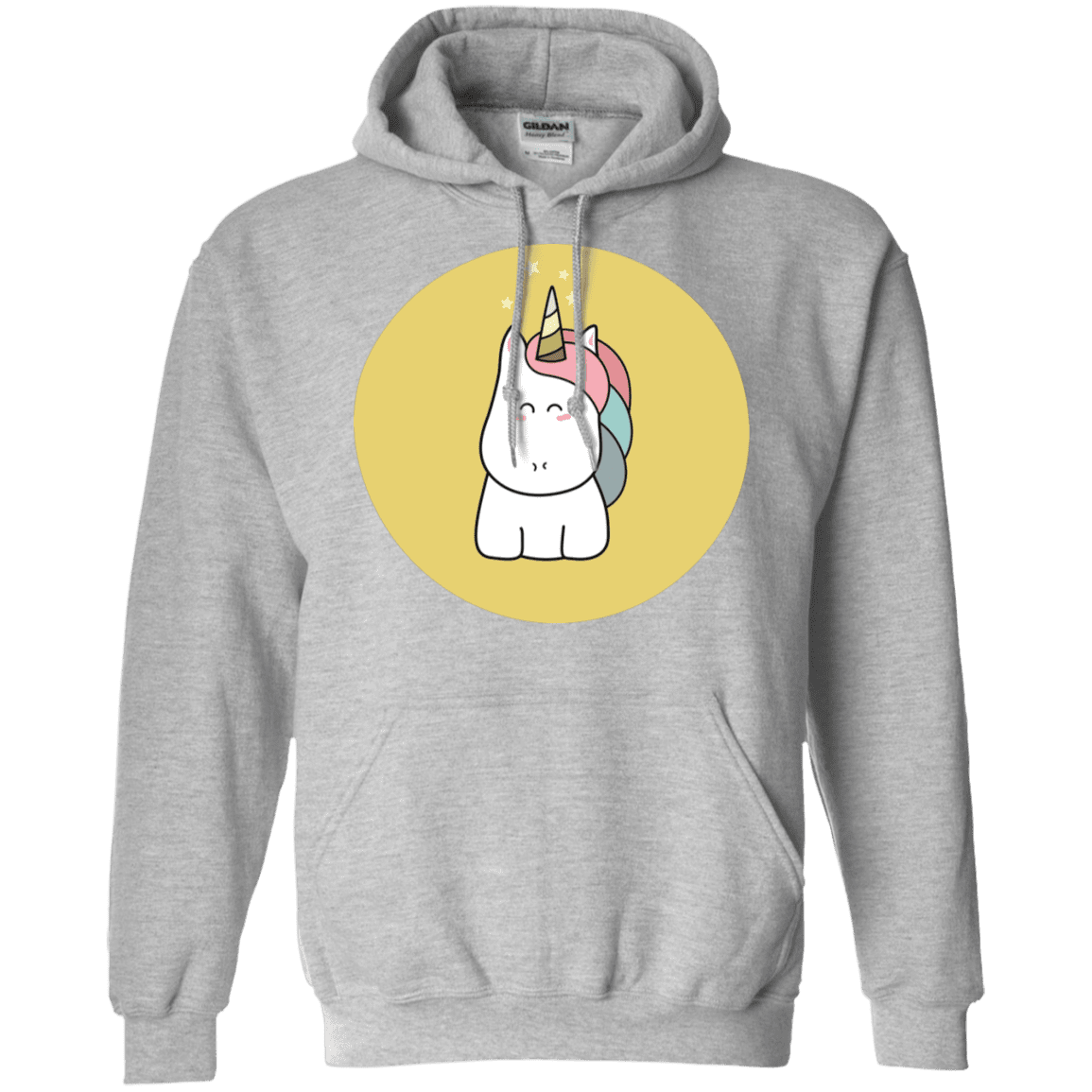 Sweatshirts Sport Grey / S Kawaii Unicorn Pullover Hoodie