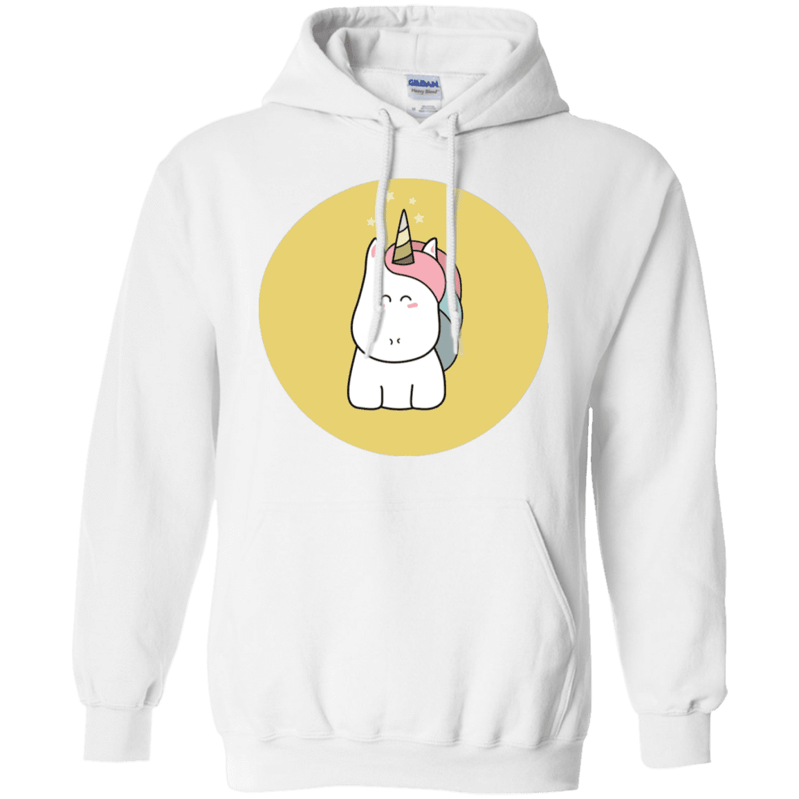 Sweatshirts White / S Kawaii Unicorn Pullover Hoodie