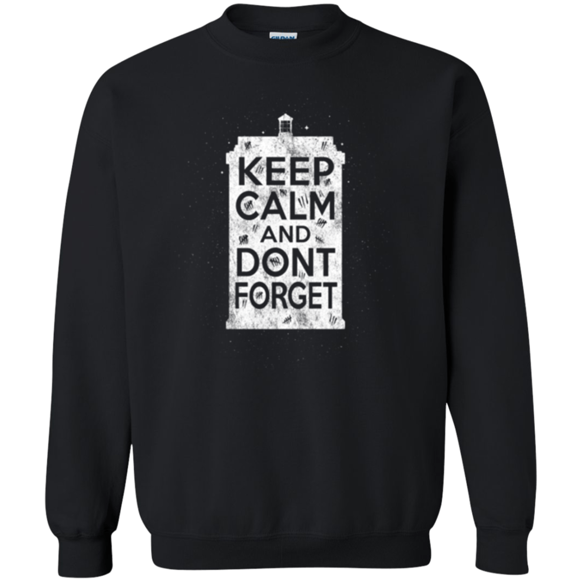 Sweatshirts Black / Small KCDF Tardis Crewneck Sweatshirt