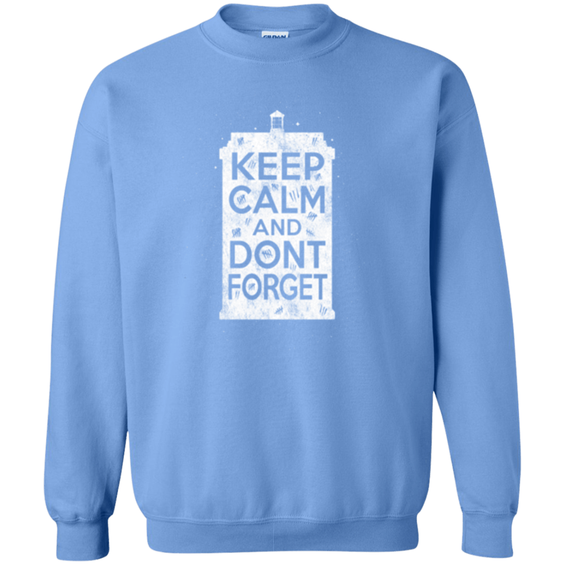 Sweatshirts Carolina Blue / Small KCDF Tardis Crewneck Sweatshirt