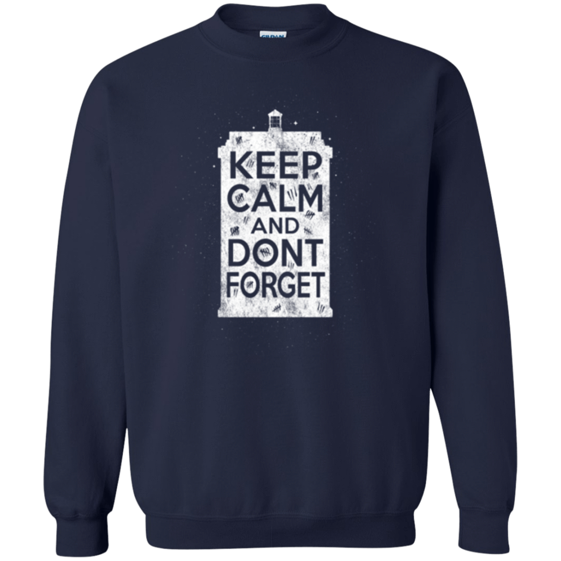 Sweatshirts Navy / Small KCDF Tardis Crewneck Sweatshirt