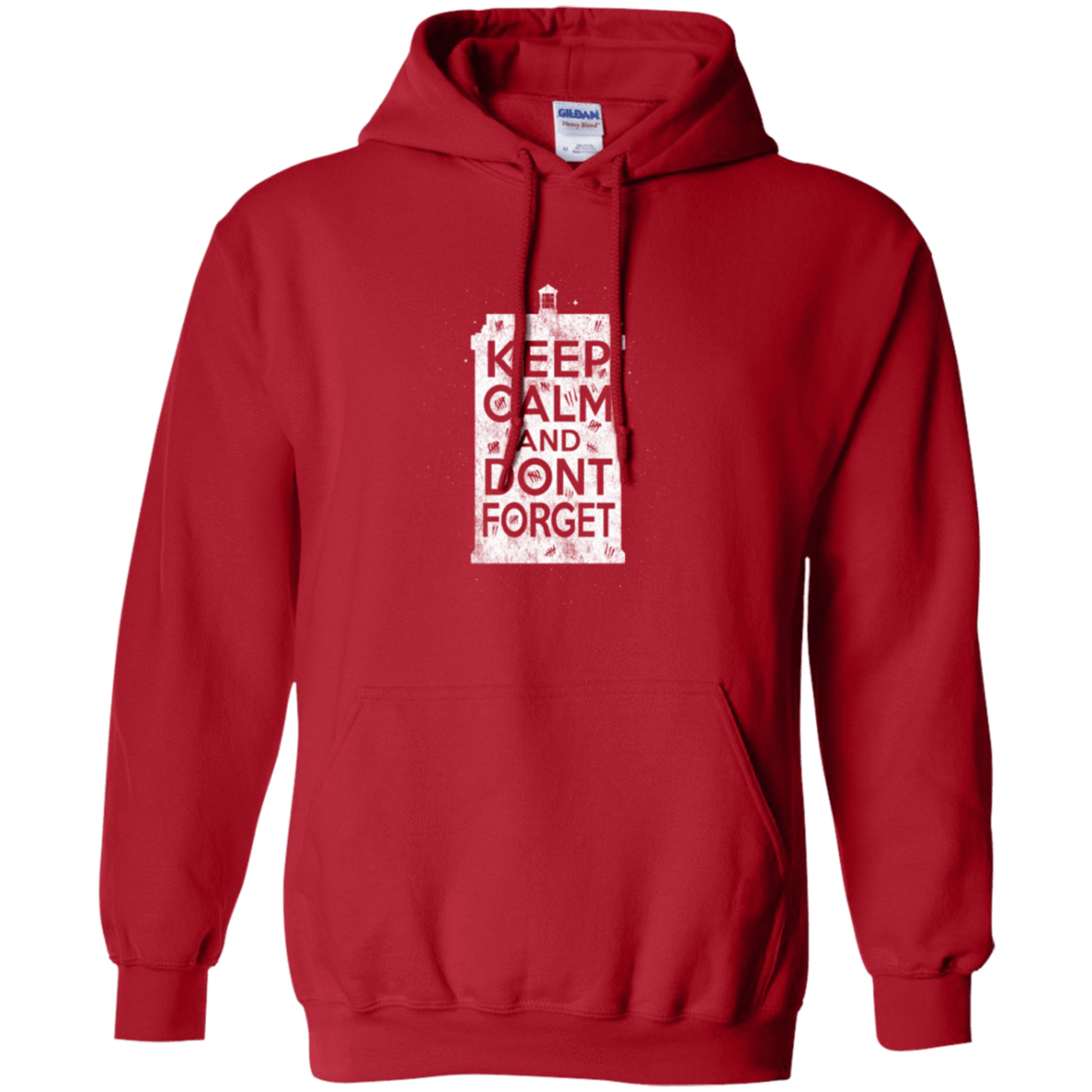 Sweatshirts Red / Small KCDF Tardis Pullover Hoodie