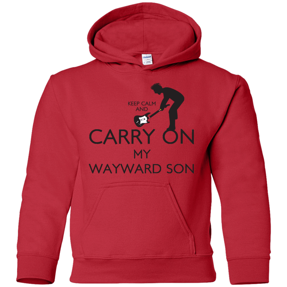 Sweatshirts Red / YS Keep Calm and Carry On My Wayward Son! Youth Hoodie