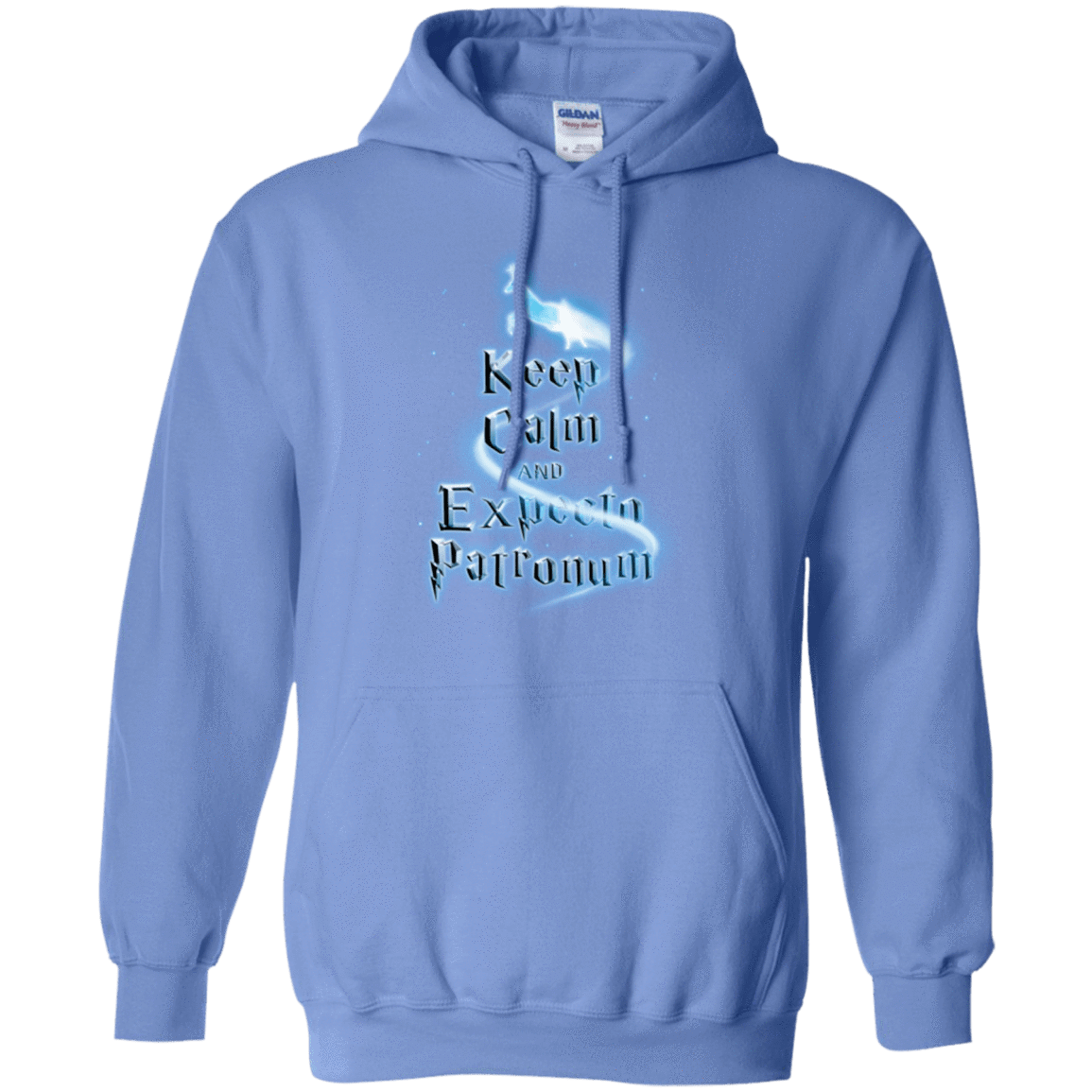 Sweatshirts Carolina Blue / Small Keep Calm and Expecto Patronum Pullover Hoodie