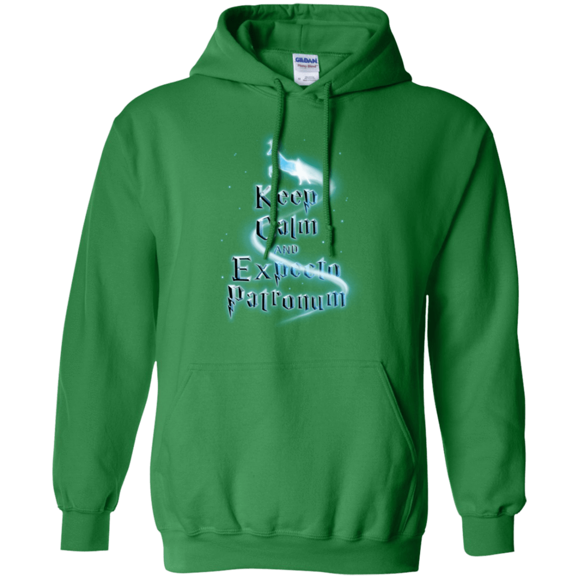 Sweatshirts Irish Green / Small Keep Calm and Expecto Patronum Pullover Hoodie