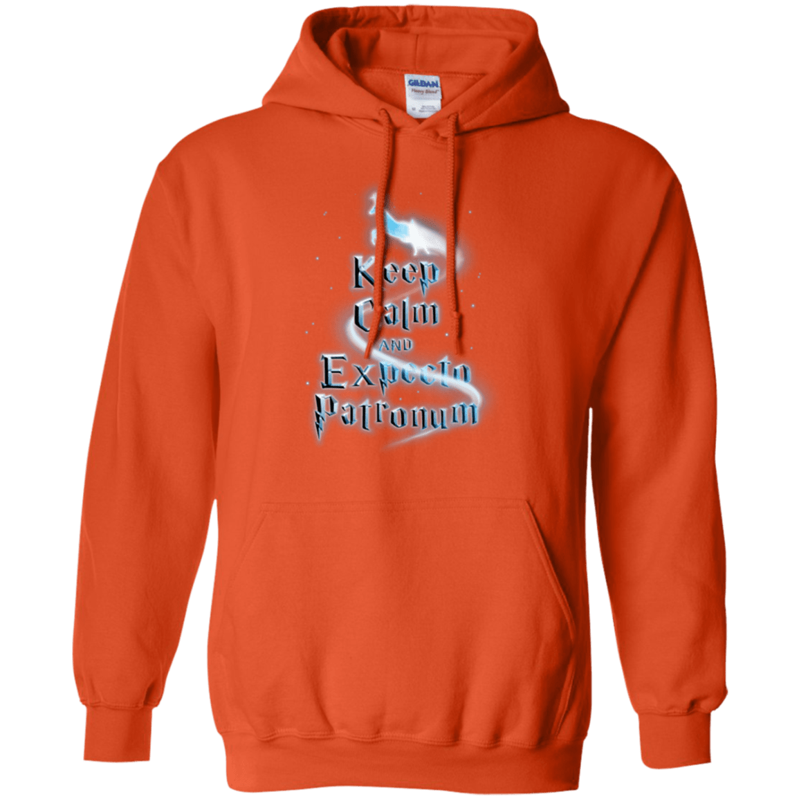 Sweatshirts Orange / Small Keep Calm and Expecto Patronum Pullover Hoodie