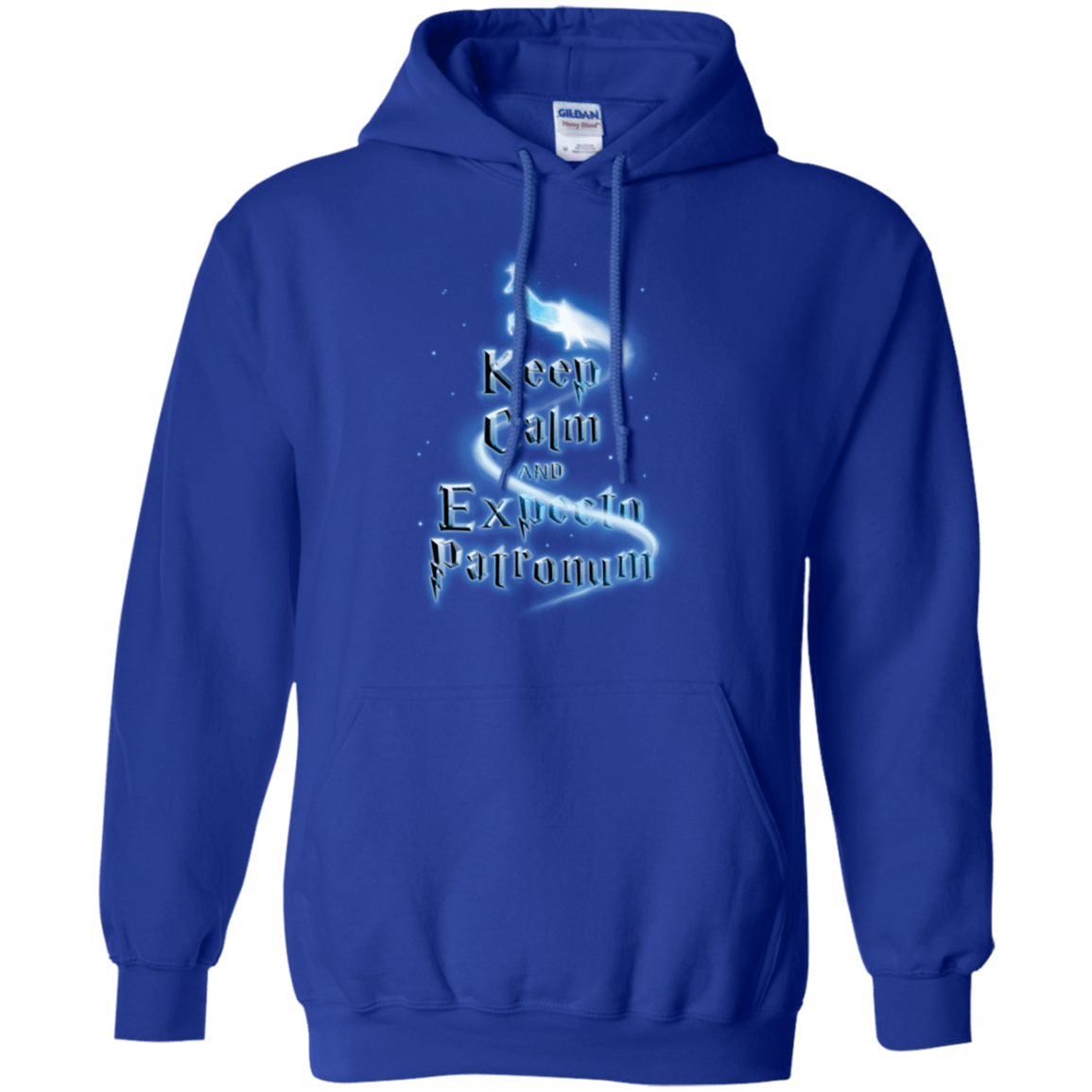 Sweatshirts Royal / Small Keep Calm and Expecto Patronum Pullover Hoodie