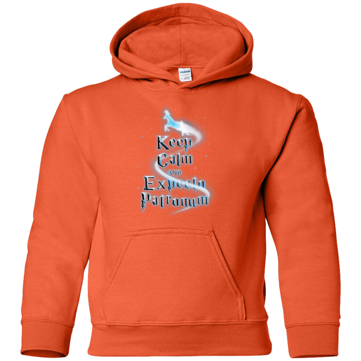 Sweatshirts Orange / YS Keep Calm and Expecto Patronum Youth Hoodie